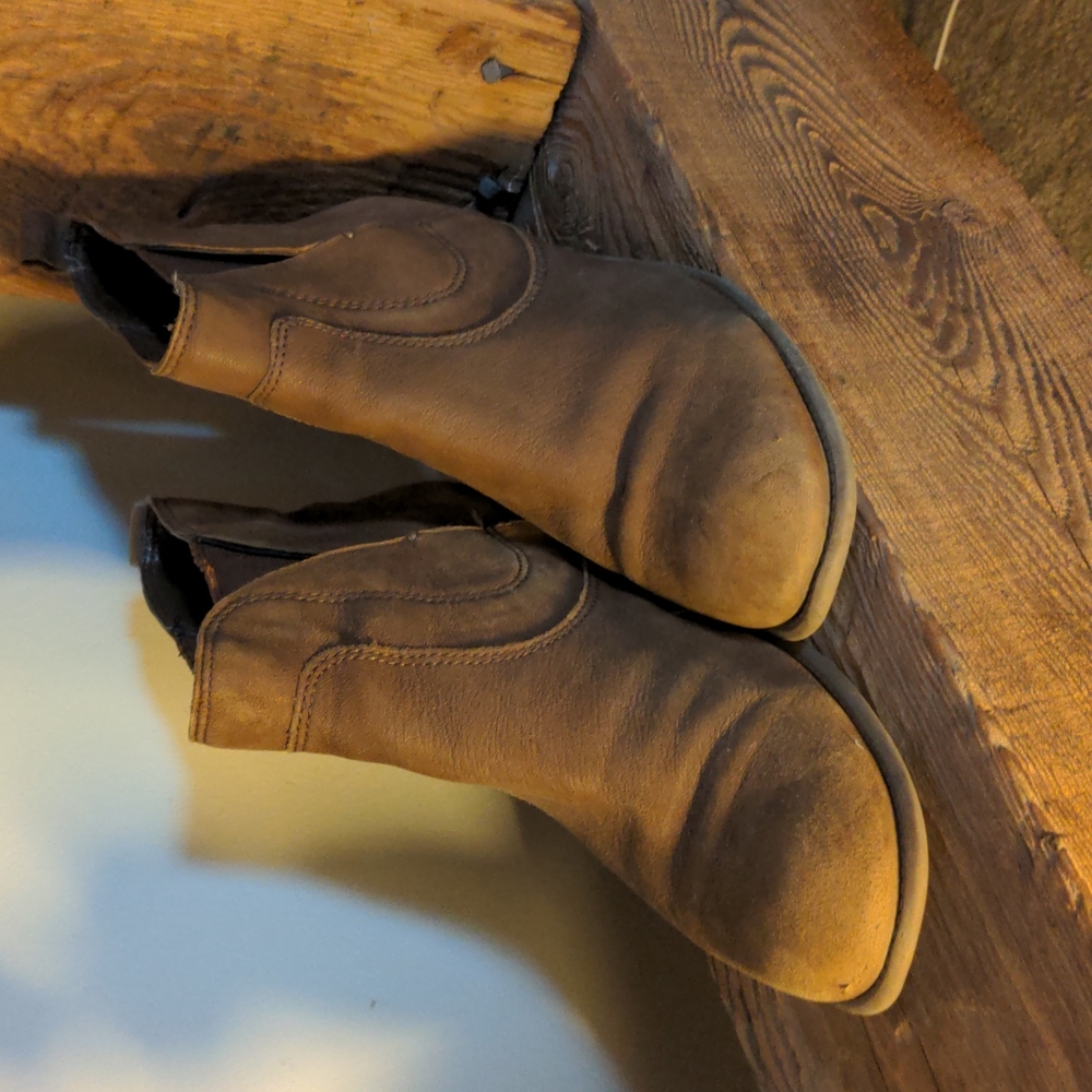 9 West Ankle Boots leather